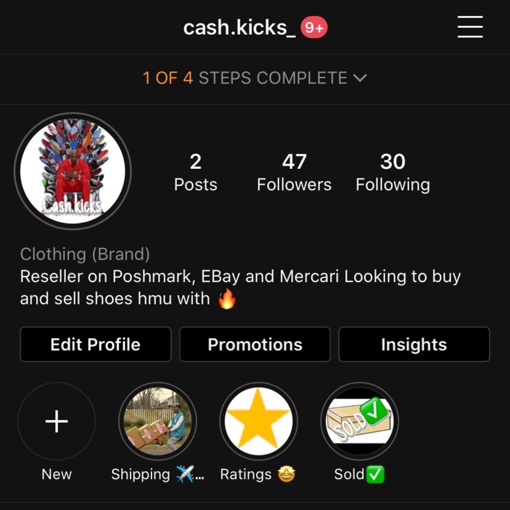 Please follow my resell page on Instagram